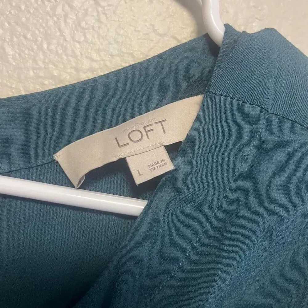 Loft Women's Blue and Navy Casual-dresses - Picture 2 of 4
